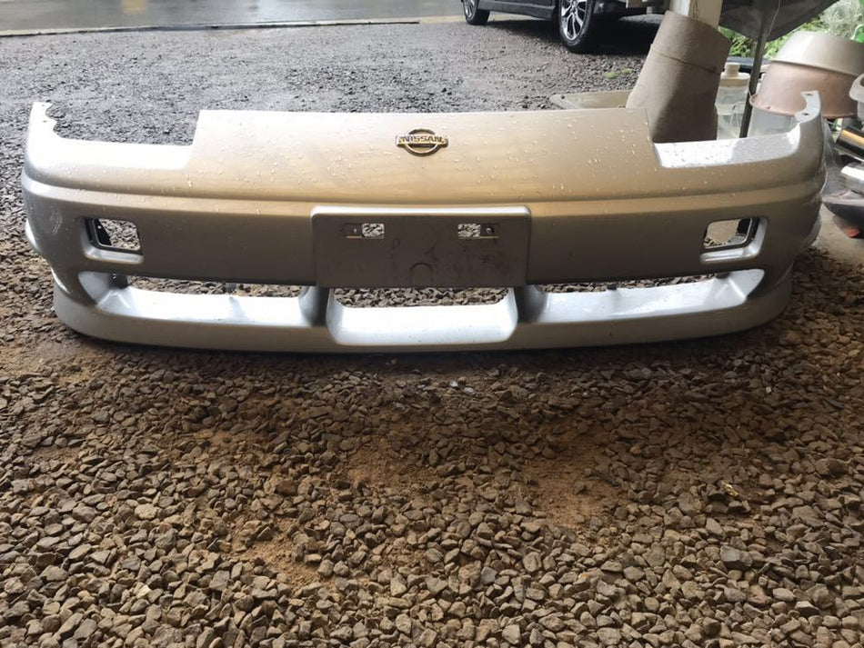 NISSAN 180SX S13 GENUINE KOUKI FRONT BUMPER &amp; SPATS