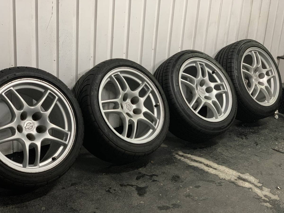NISSAN SKYLINE R33 GTR GENUINE FORGED WHEELS