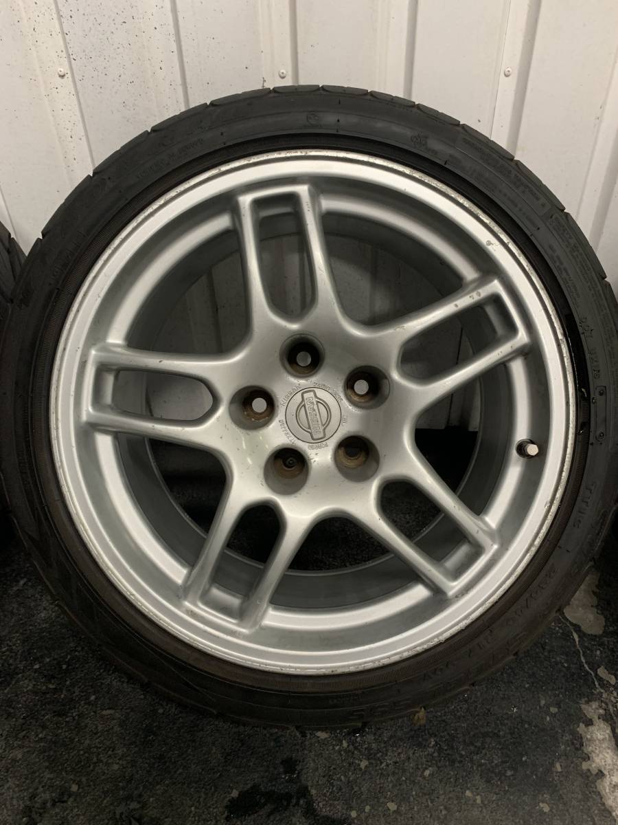 NISSAN SKYLINE R33 GTR GENUINE FORGED WHEELS