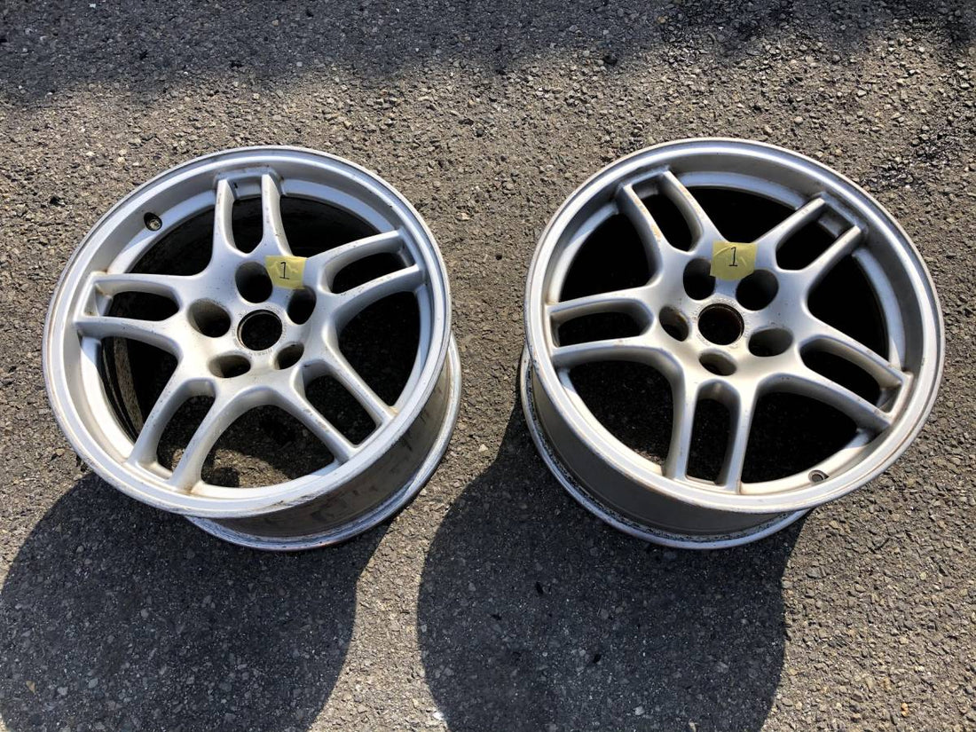 NISSAN SKYLINE R33 GTR GENUINE FORGED WHEELS PAIR - JDM Distro - Buy ...