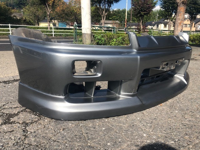 NISSAN SKYLINE R34 GTT GENUINE FRONT BUMPER WITH AERO LIP