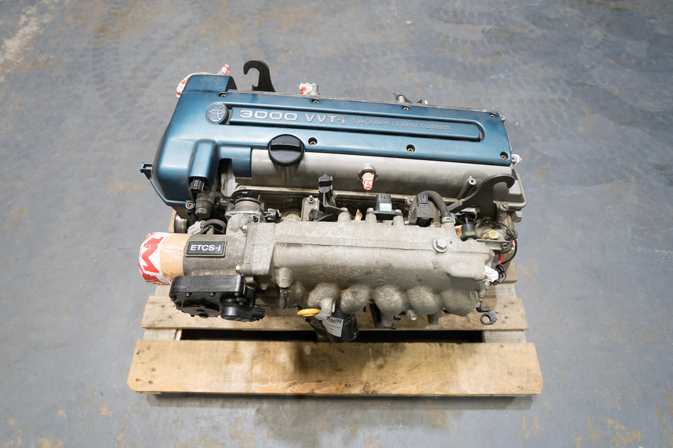 TOYOTA SUPRA JZA80 ARISTO JZS161 2JZGTE VVTI ENGINE