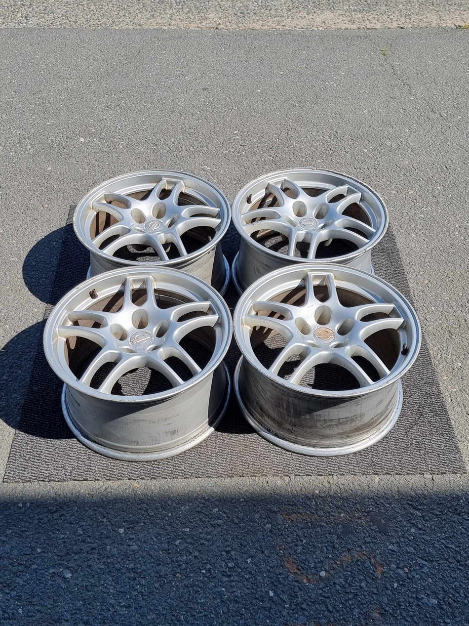 NISSAN R33 SKYLINE GTR BCNR33 GENUINE FORGED WHEELS