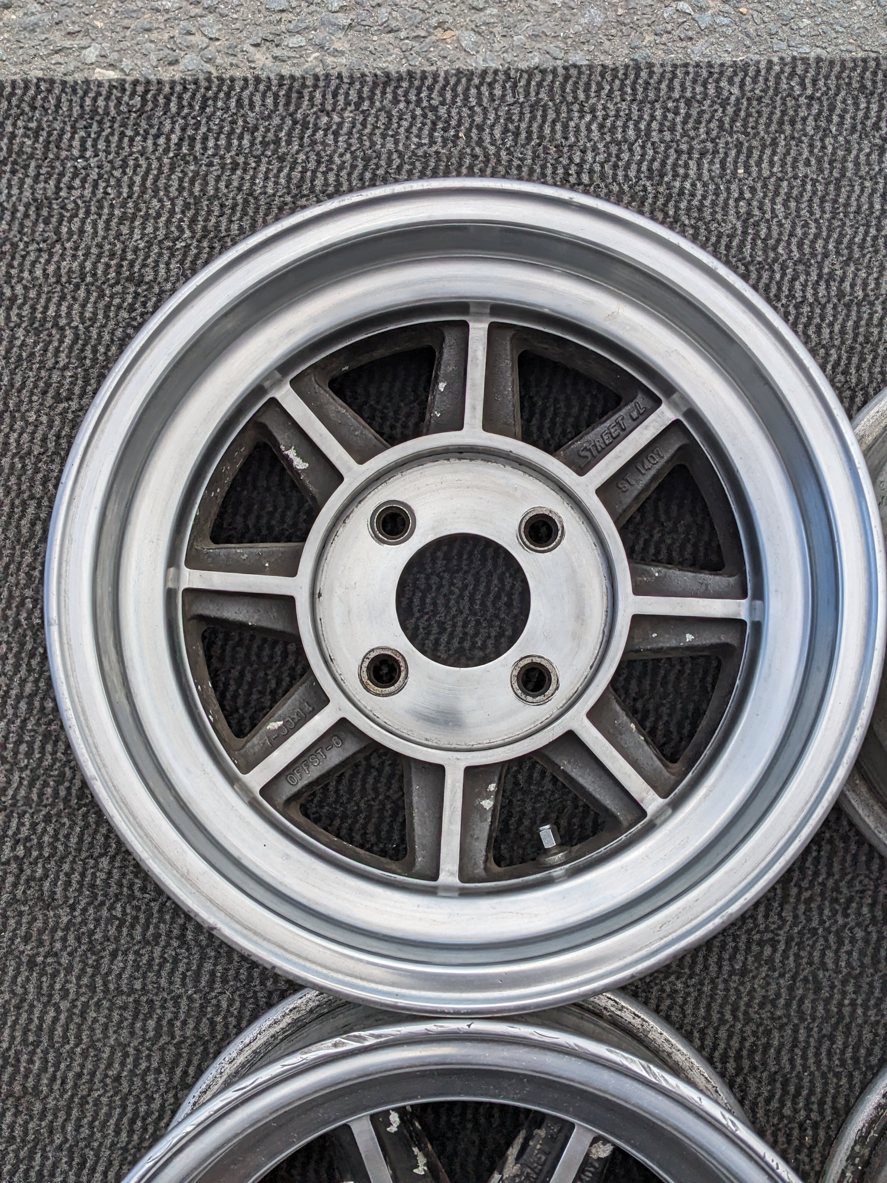 HAYASHI STREET 14×6 4/114.3 +15 Hayashi Street 14′ 6J + 13 4×114.3 – JDM Emergency