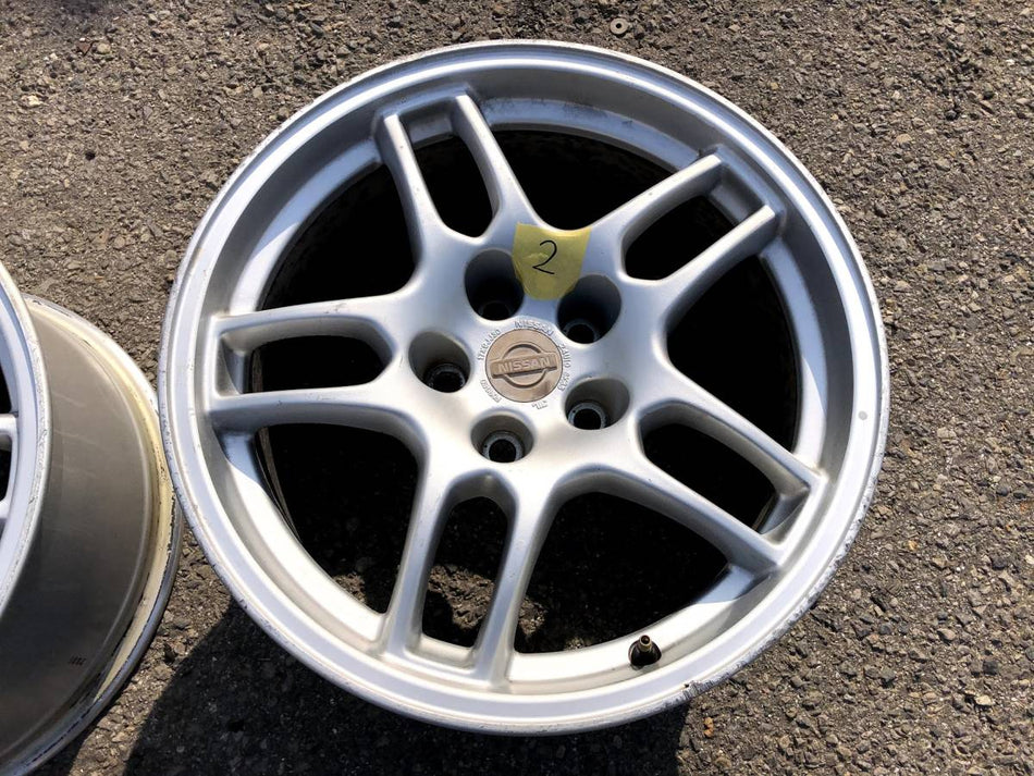 NISSAN SKYLINE R33 GTR GENUINE FORGED WHEELS PAIR