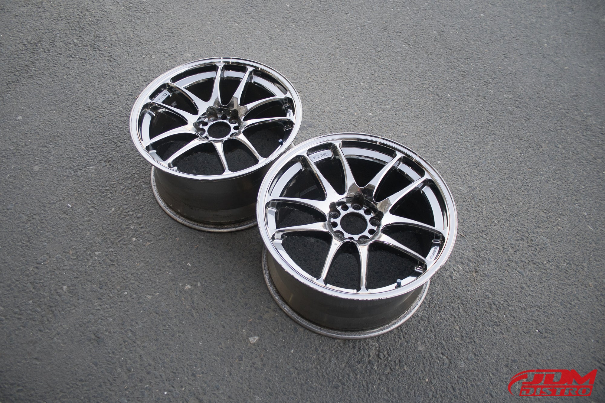 WORK EMOTION CR KAI OG CHROME PAIR - JDM Distro - Buy JDM Wheels