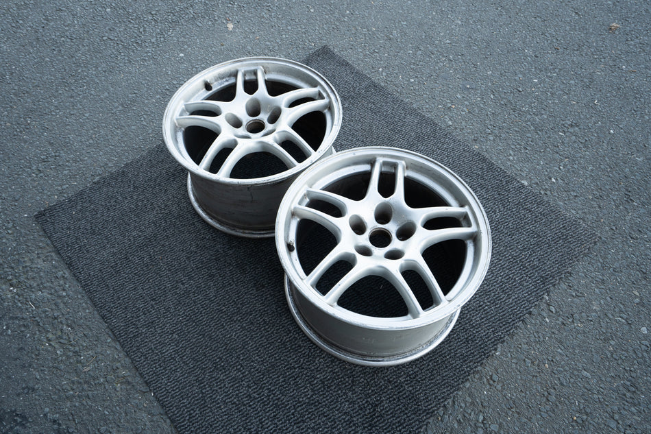 NISSAN R33 SKYLINE GTR BCNR33 GENUINE FORGED WHEELS PAIR