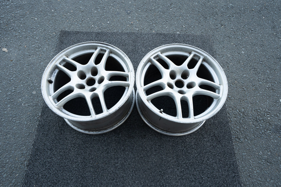 NISSAN R33 SKYLINE GTR BCNR33 GENUINE FORGED WHEELS PAIR