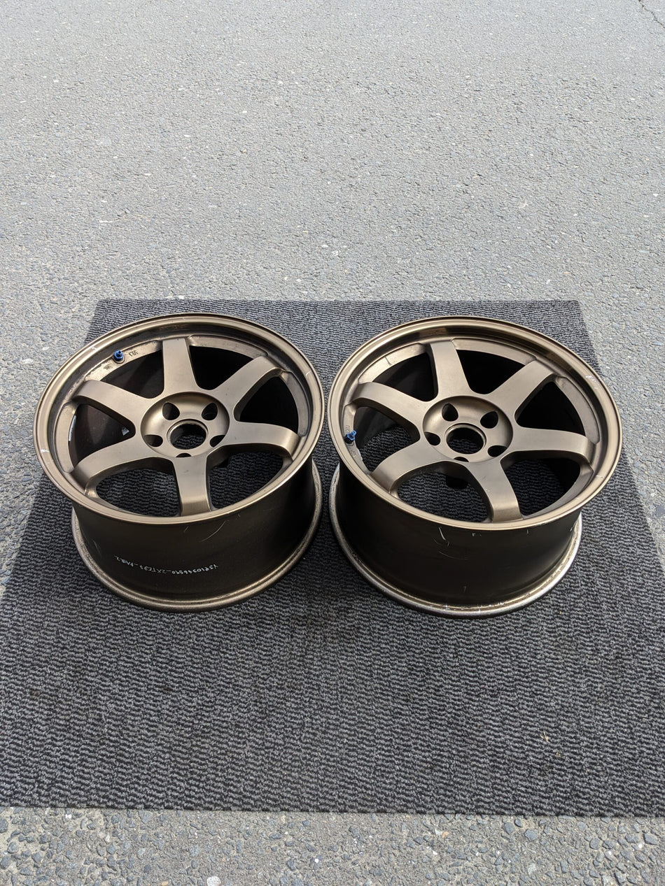 RAYS VOLK RACING TE37 GTR OG BRONZE PAIR