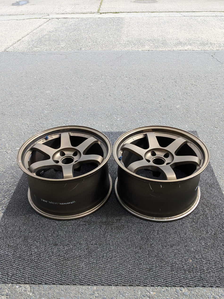 RAYS VOLK RACING TE37 GTR OG BRONZE PAIR