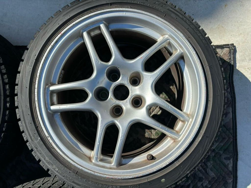 NISSAN SKYLINE GTR R33 BCNR33 GENUINE FORGED WHEELS