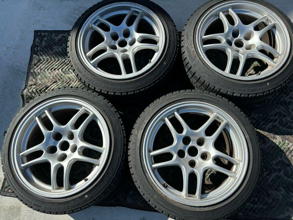 NISSAN SKYLINE GTR R33 BCNR33 GENUINE FORGED WHEELS