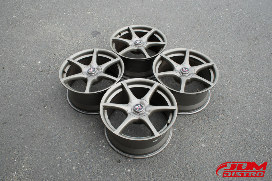 NISSAN SKYLINE R34 GTR GENUINE OEM FORGED WHEELS