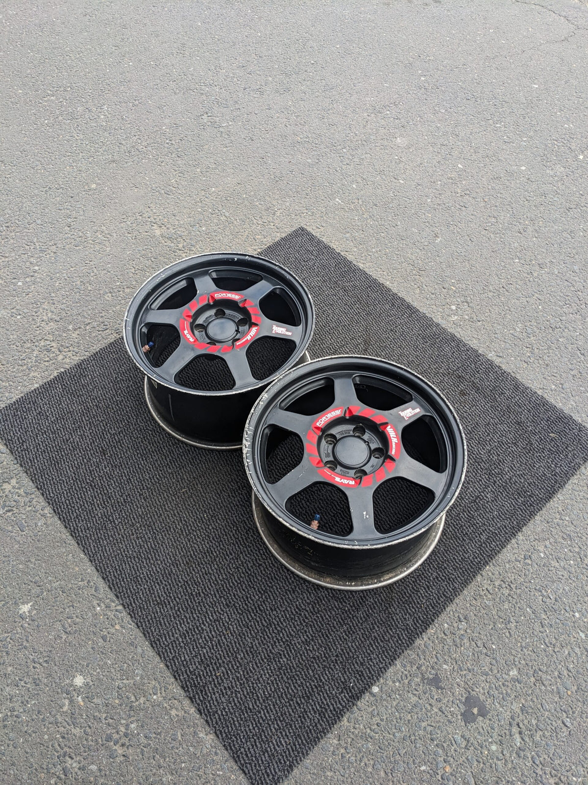 Volks Rays Evolution RAYS VOLK RACING TE37 TOURING EVOLUTION FORTESST PAIR - JDM Distro ...