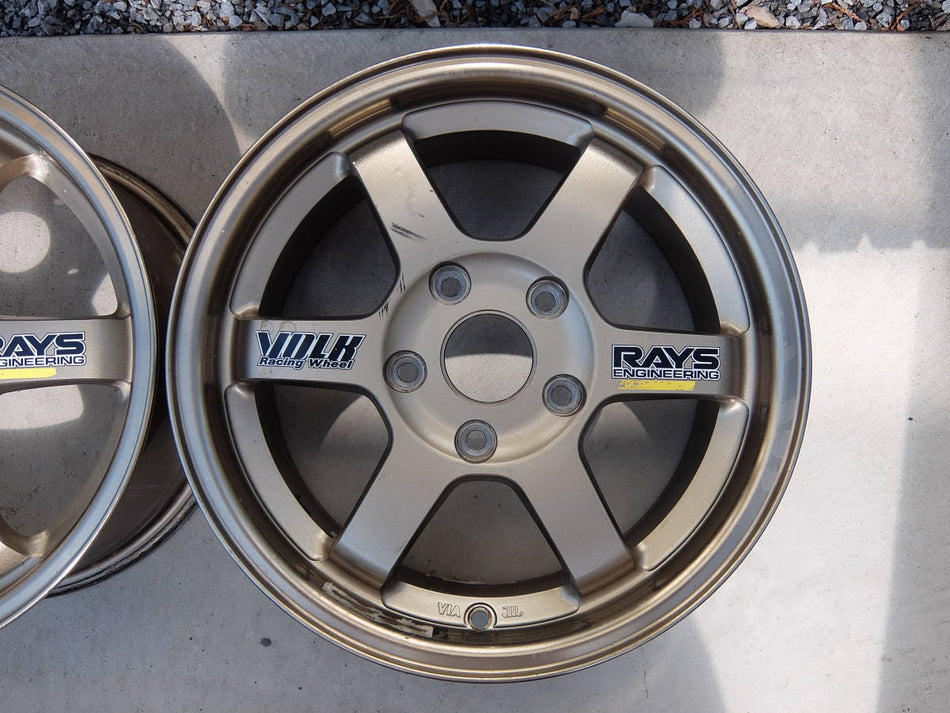 RAYS VOLK RACING TE37 OG PAIR