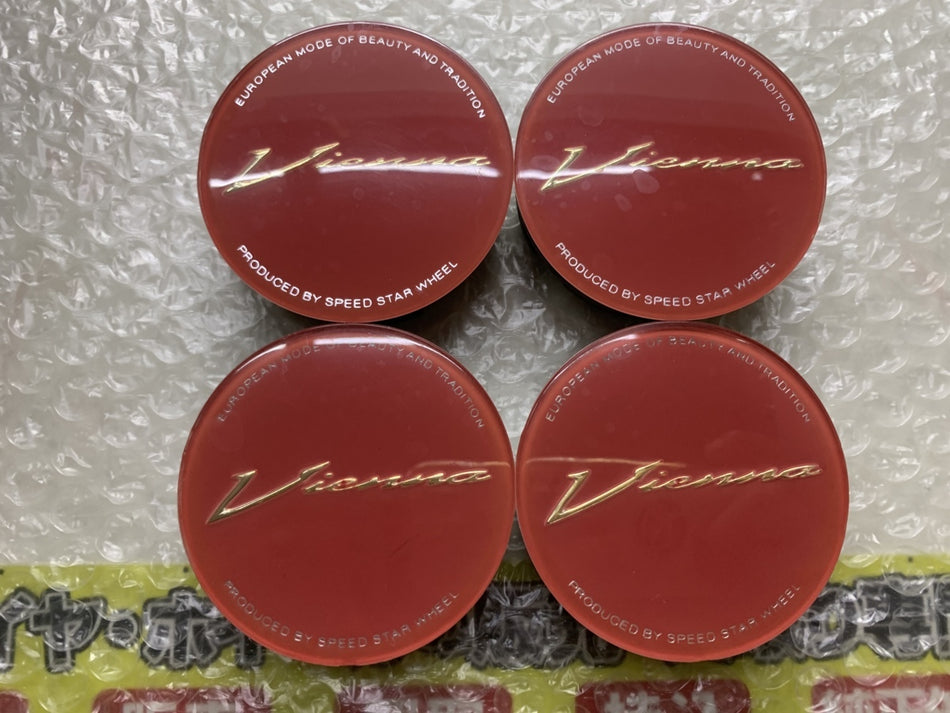 SSR VIENNA RED WHEEL CENTRE CAPS