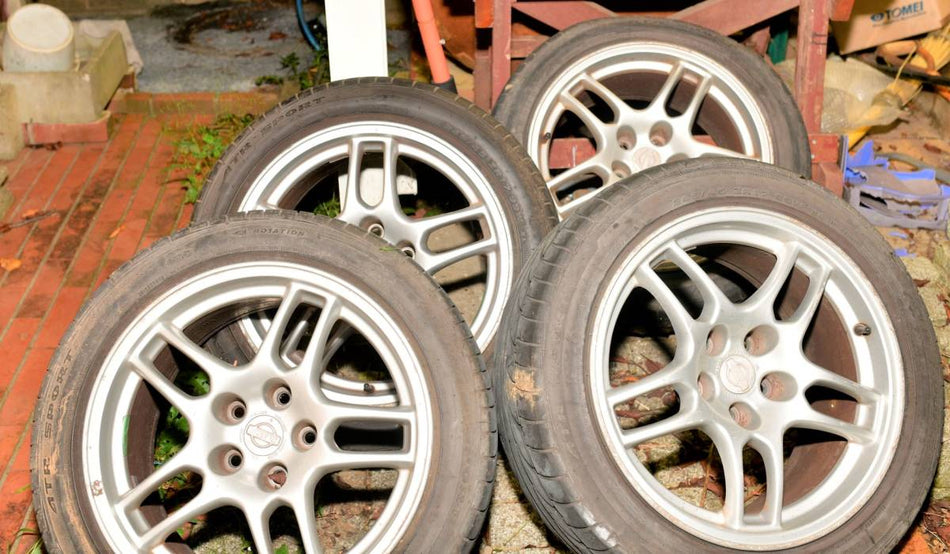 NISSAN R33 SKYLINE GTR BCNR33 GENUINE FORGED WHEELS