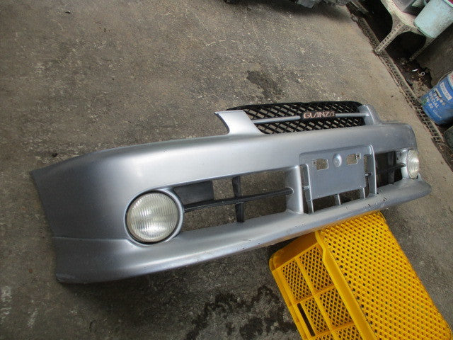 TOYOTA STARLET GLANZA V EP91 GENUINE OEM 96 FRONT BUMPER &amp; LIP