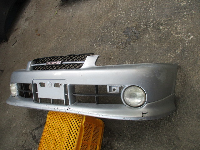 TOYOTA STARLET GLANZA V EP91 GENUINE OEM 96 FRONT BUMPER &amp; LIP