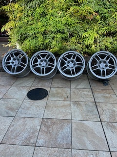 NISSAN SKYLINE GTR R33 BCNR33 GENUINE FORGED WHEELS