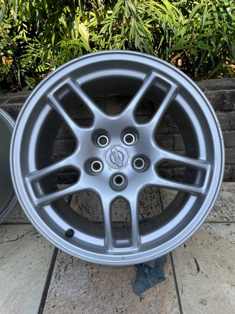 NISSAN SKYLINE GTR R33 BCNR33 GENUINE FORGED WHEELS
