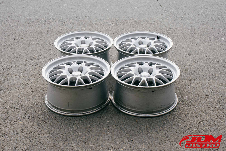 NISSAN SKYLINE R32 GTR V-SPEC GENUINE BBS MESH WHEELS