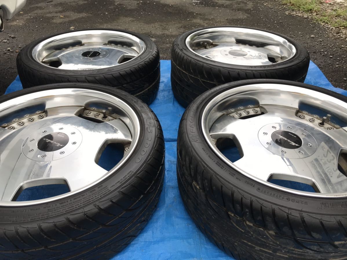 △WORKユーロラインDH19X8J+51 114.3/5Hオデッセイアコード等 19インチ