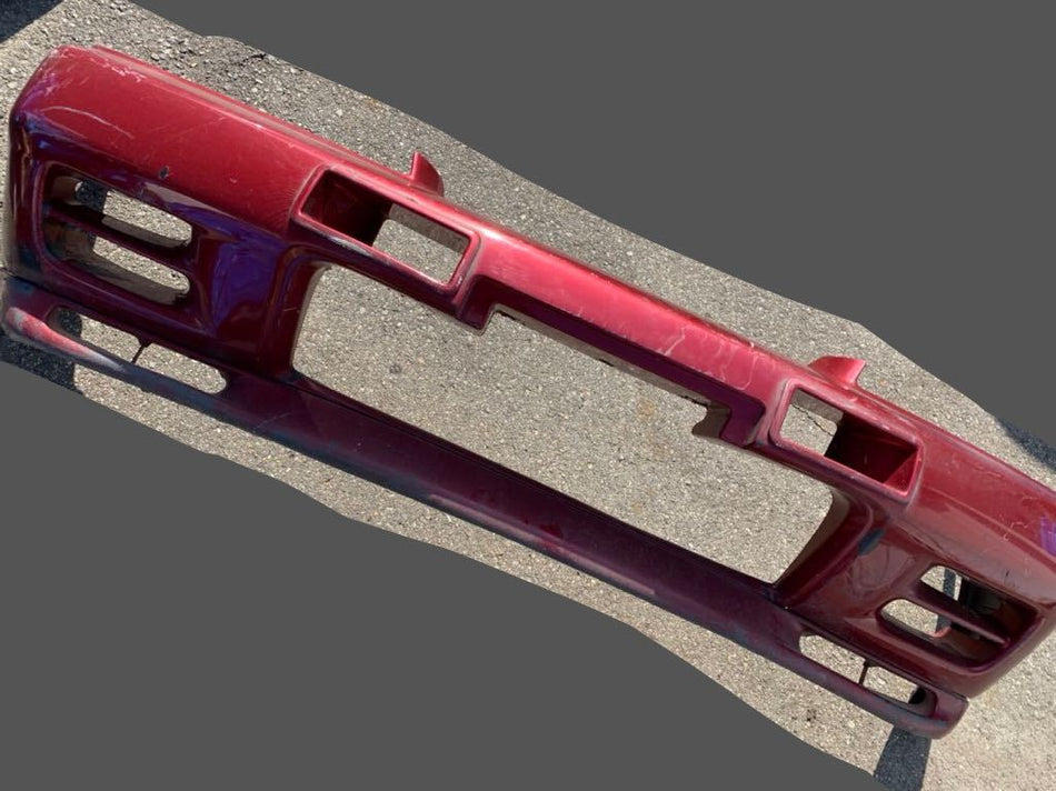 NISSAN SKYLINE R32 GTR GENUINE N1 FRONT BUMPER WITH VENTS &amp; LIP