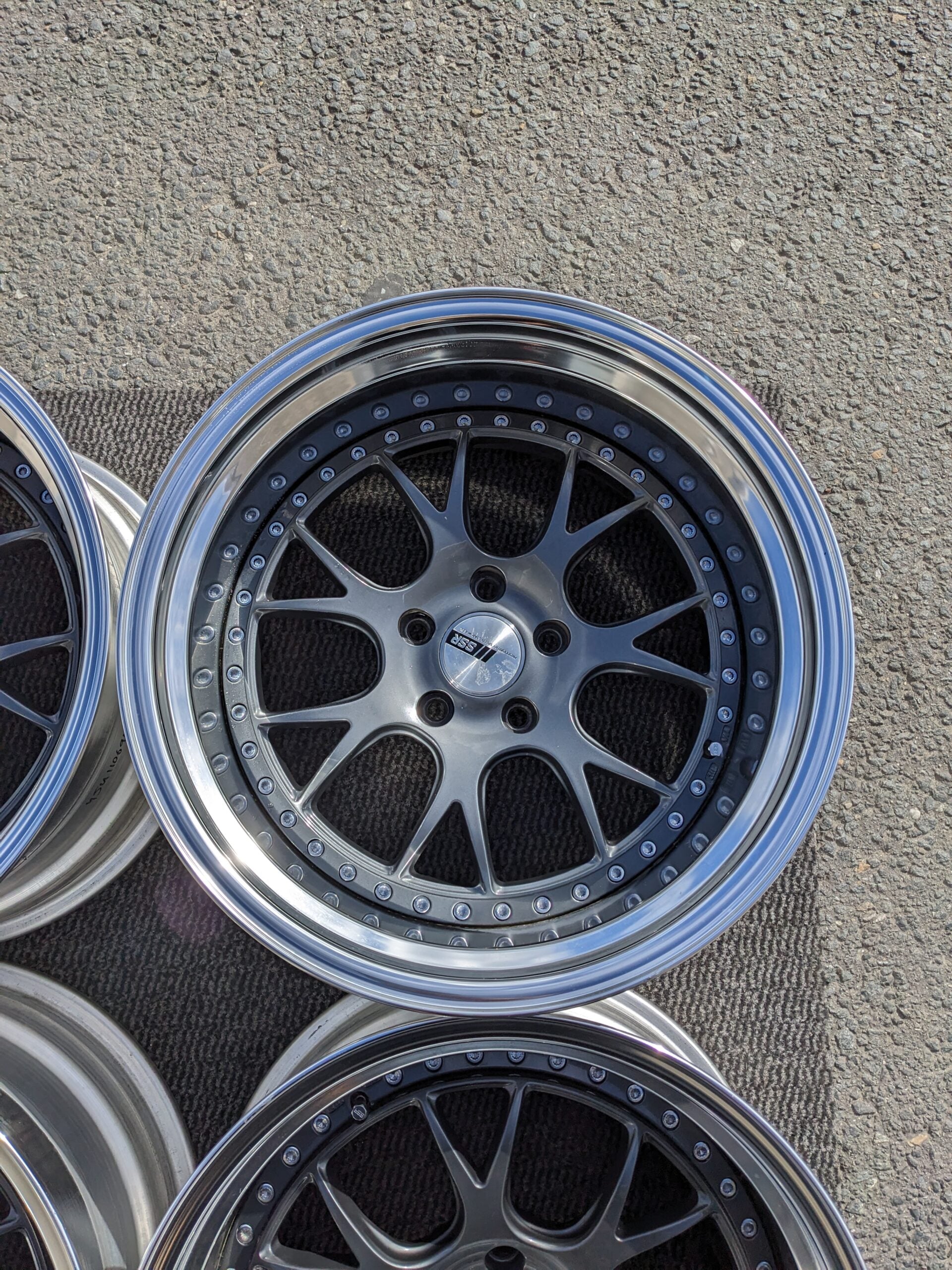 ®️　ssr ms3 ２本目 JDM Step Rim SSR Professor MS3 4Wheels no tires 19x10+11 SL 10+3