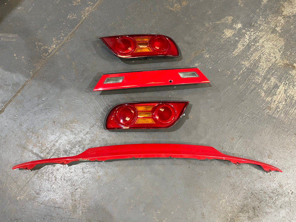 NISSAN 180SX S13 RPS13 GENUINE JDM KOUKI TAIL LIGHT SET W/ GARNISH & REAR PANEL