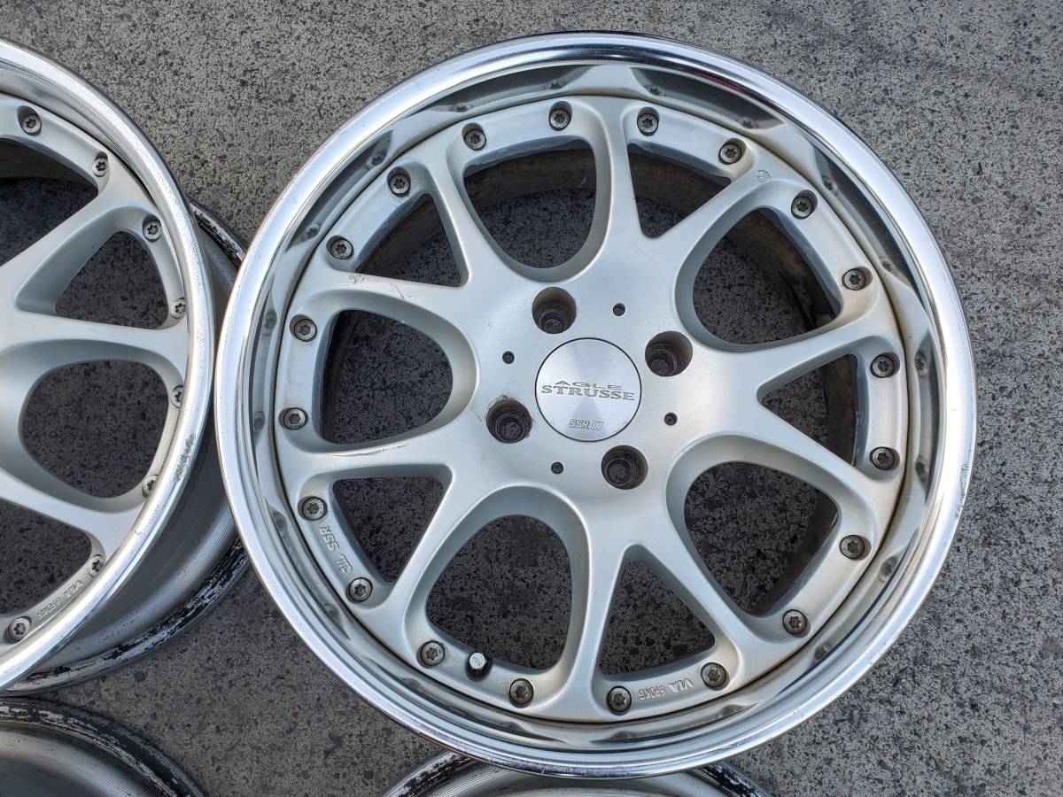 SSR | Agle - Strusse AGLE STRUSSE 5x114.3 JDM 17インチ White Gloss 