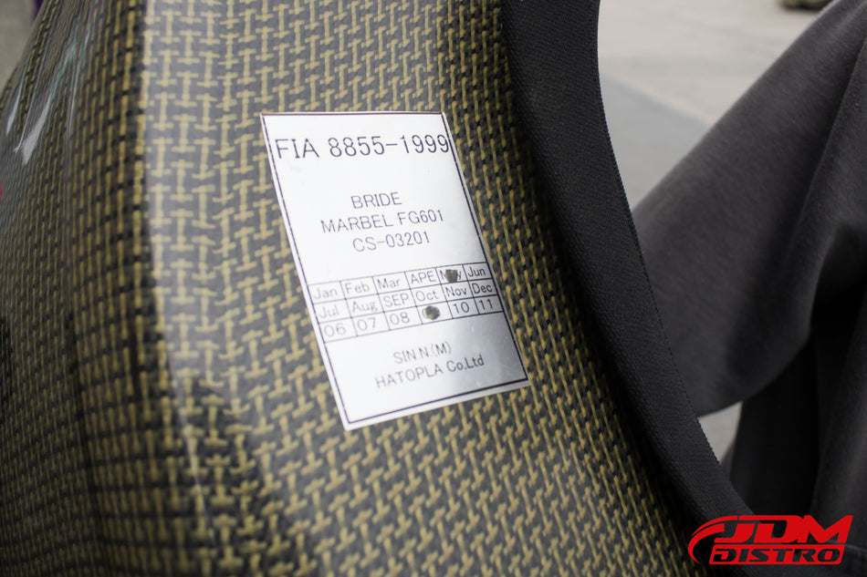 BRIDE RACING SEAT - ZIEG CARBON KEVLAR