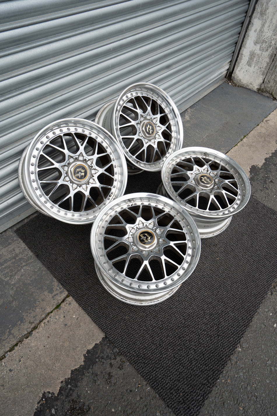 WORK ELBE RACING MESH CHROME