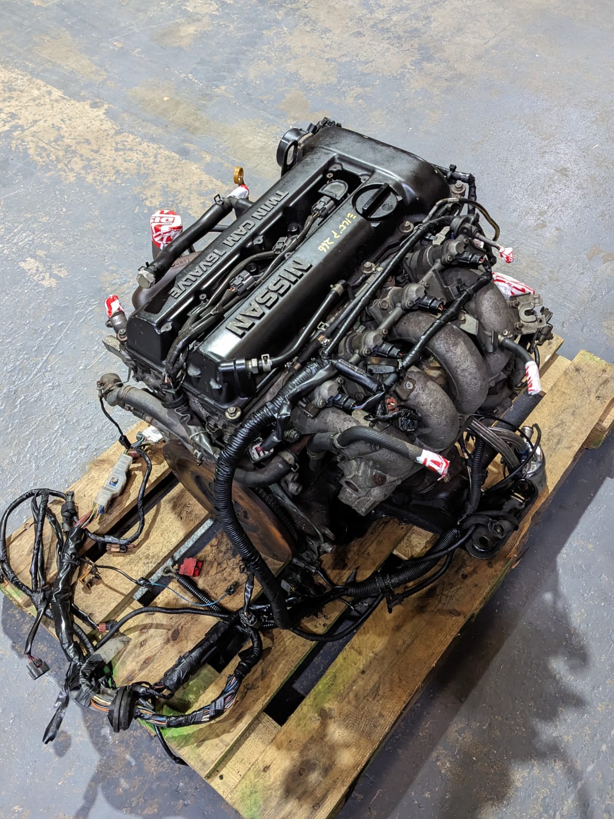NISSAN SILVIA 180SX S13 BLACKTOP NON-VVT SR20DET ENGINE - JDM