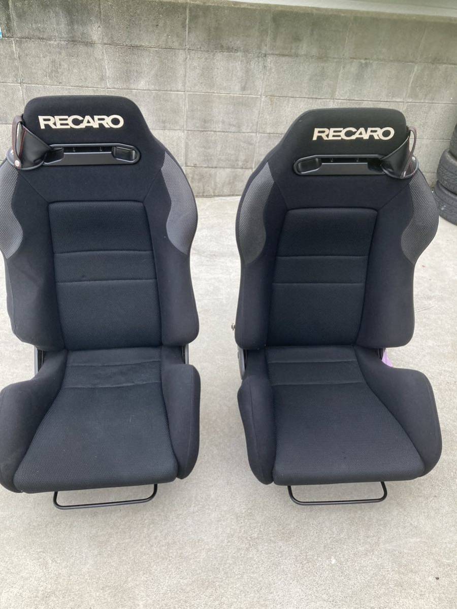 RECARO SR3 TRIAL BLACK RECLINER RACING SEATS PAIR