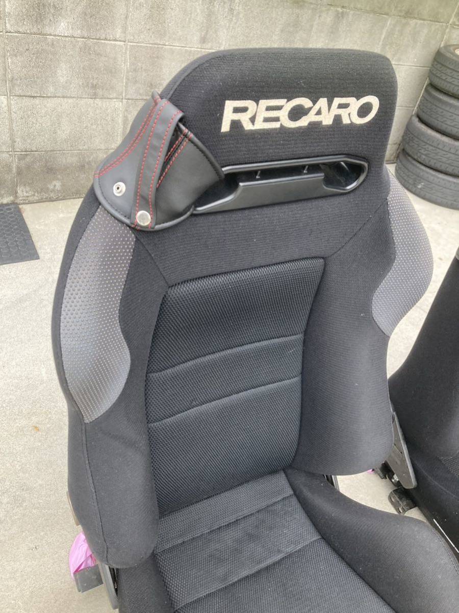 RECARO SR3 TRIAL BLACK RECLINER RACING SEATS PAIR