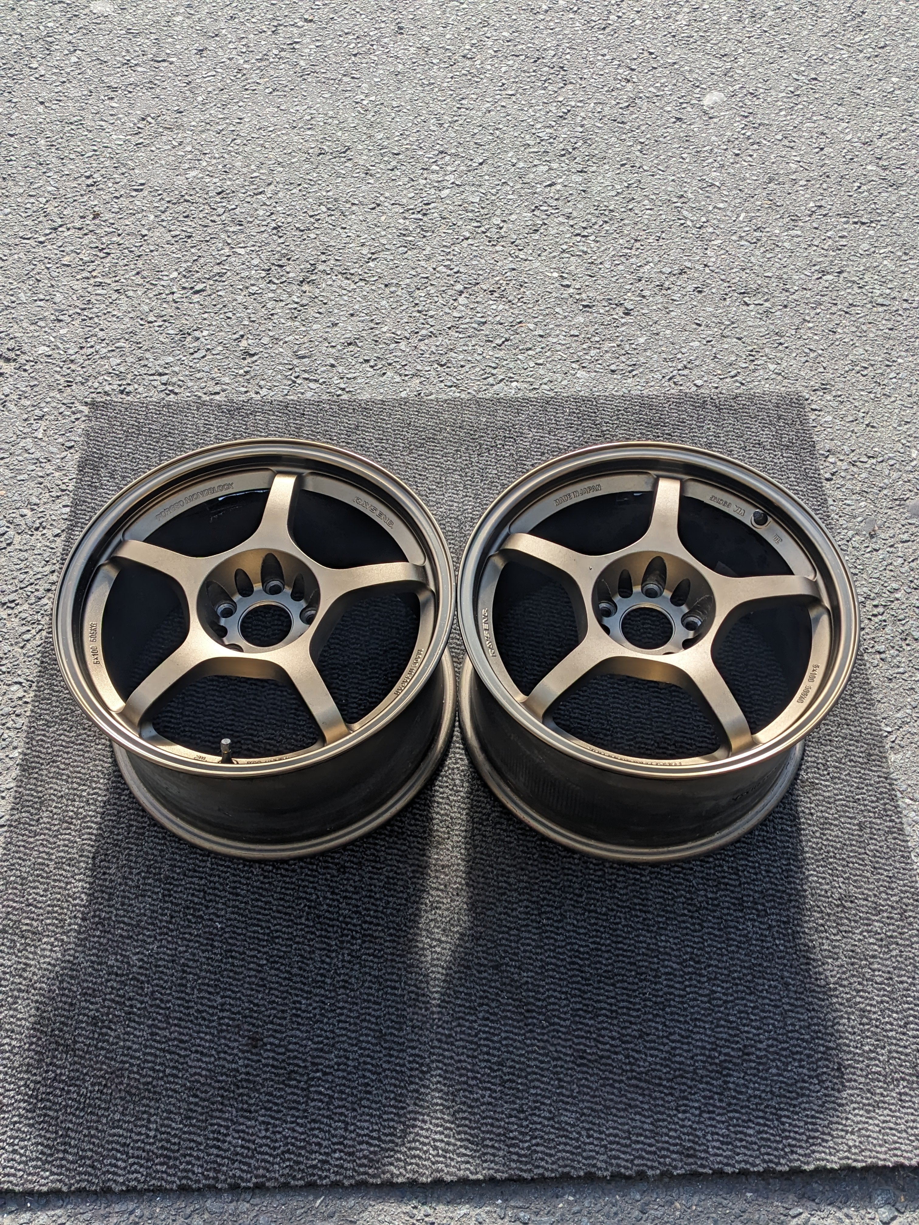 RAYS GRAMLIGHTS 57F OG BRONZE FORGED PAIR - JDM Distro - Buy JDM