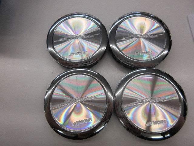 WORK EFORS WHEEL CENTRE CAPS 60MM