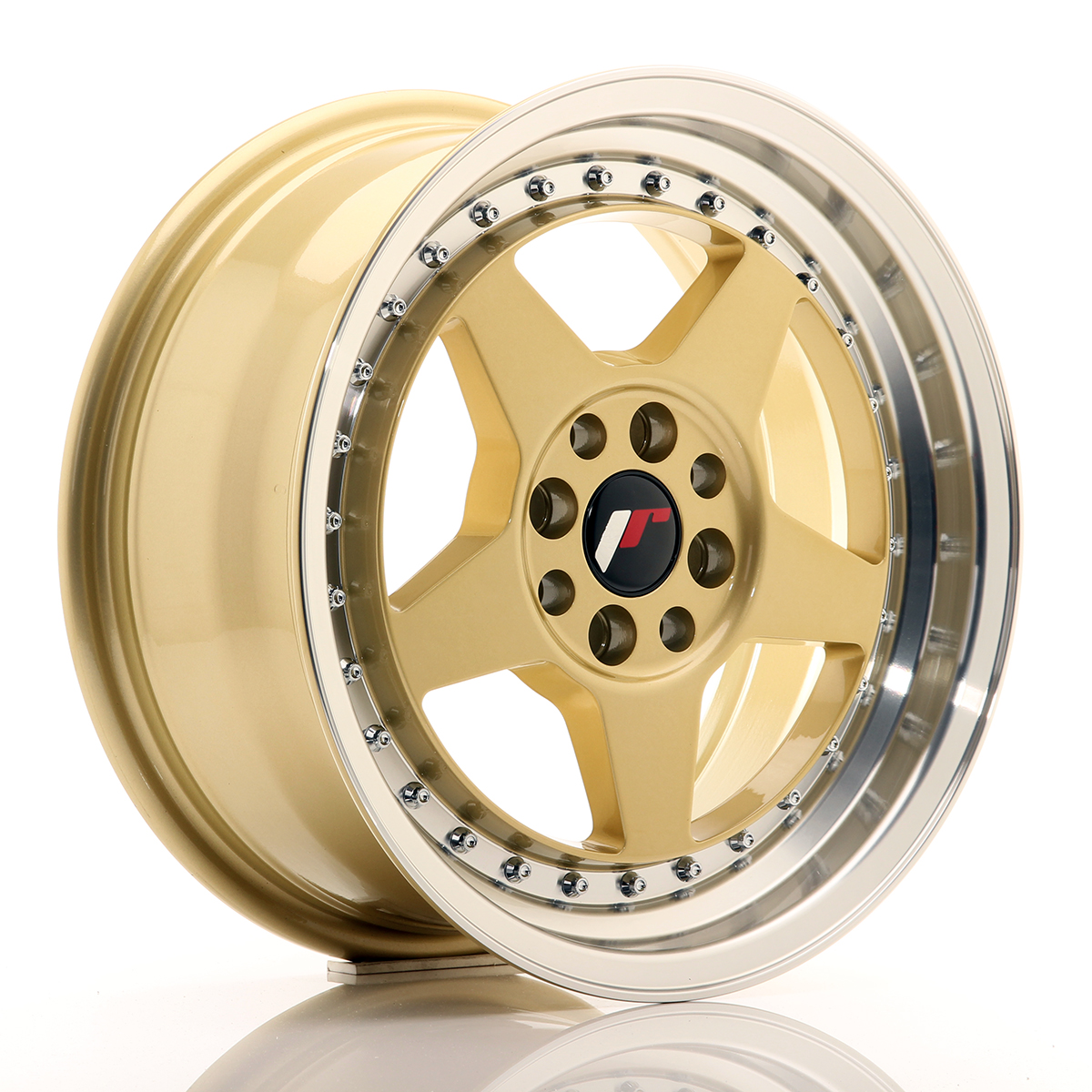 Japan Racing JR Wheels JR6 16x7 ET25 4x100 4x108 Gold