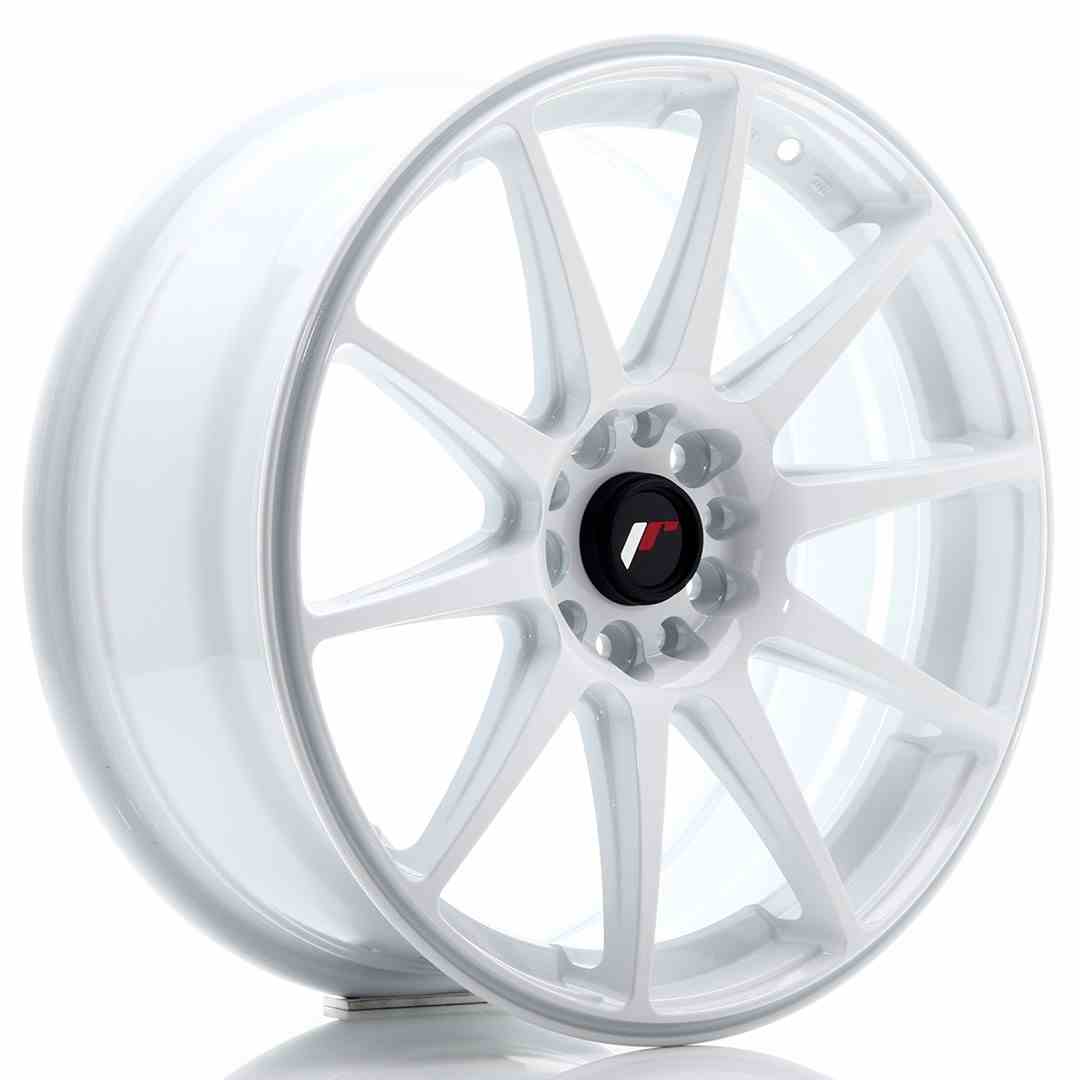 Japan Racing JR Wheels JR11 18x7.5 ET40 5x112 5x114.3 White