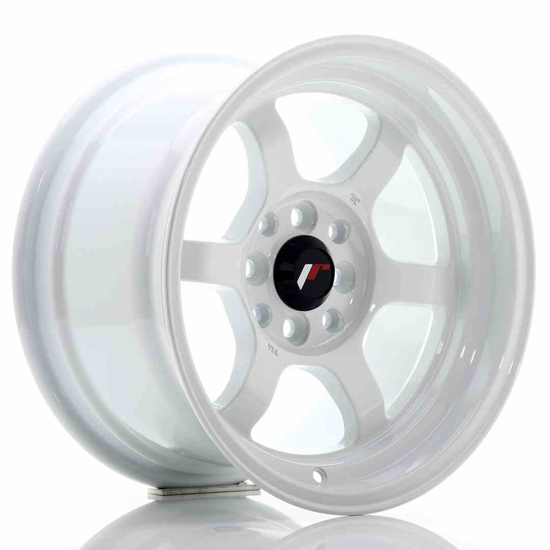 Japan Racing JR Wheels JR12 15x8.5 ET13 4x100 4x114.3 White