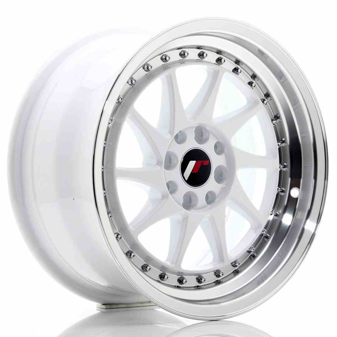 Japan Racing JR Wheels JR26 16x8 ET25 4x100 4x108 White