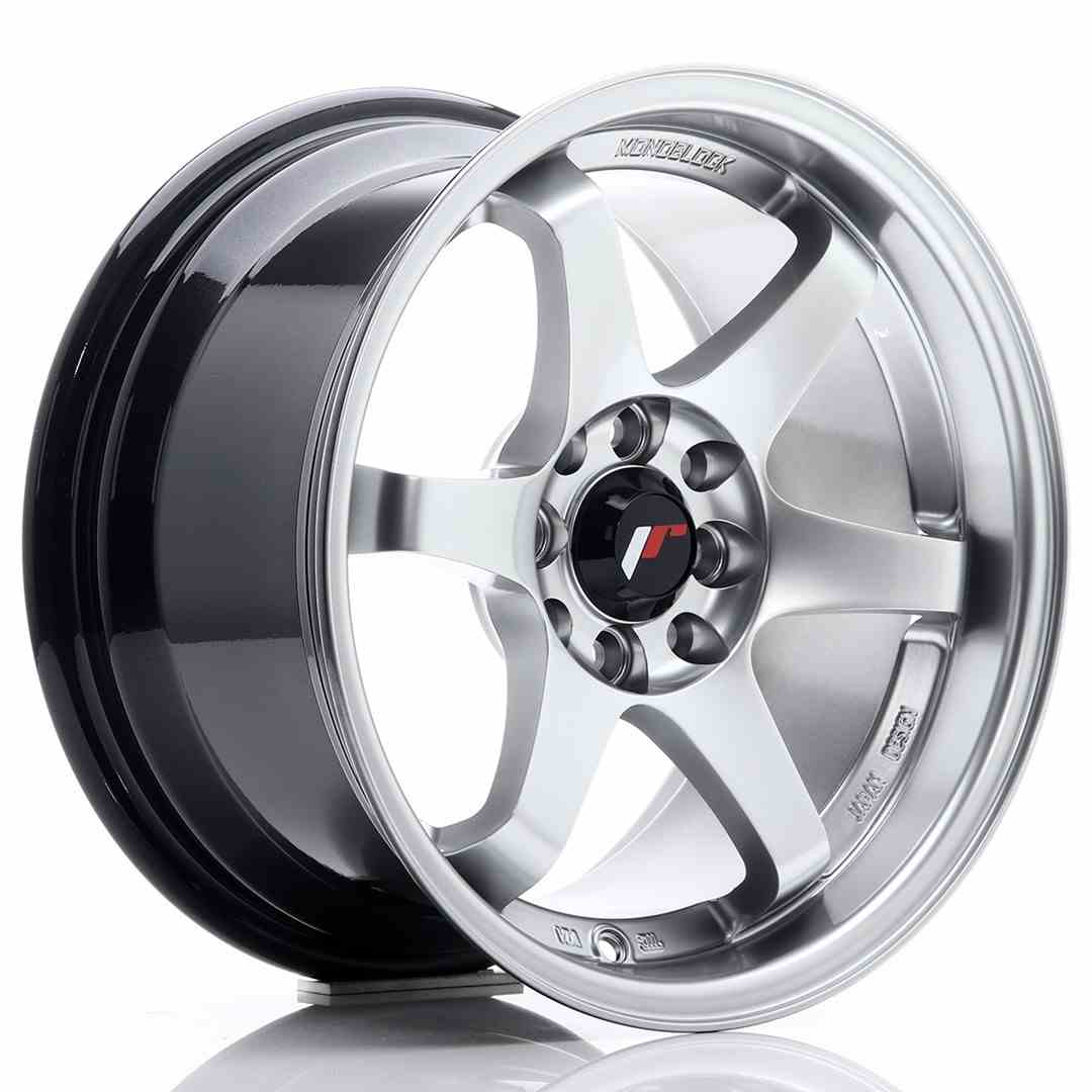 Japan Racing JR Wheels JR3 15x8 ET25 4x100 4x108 Silver
