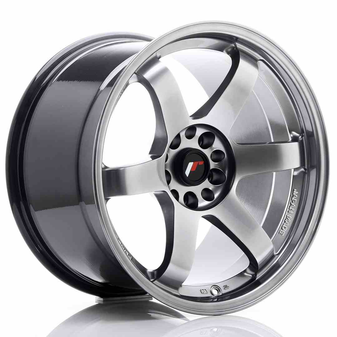 Japan Racing JR Wheels JR3 18x10.5 ET15 5x114.3 5x120 Hyper Black