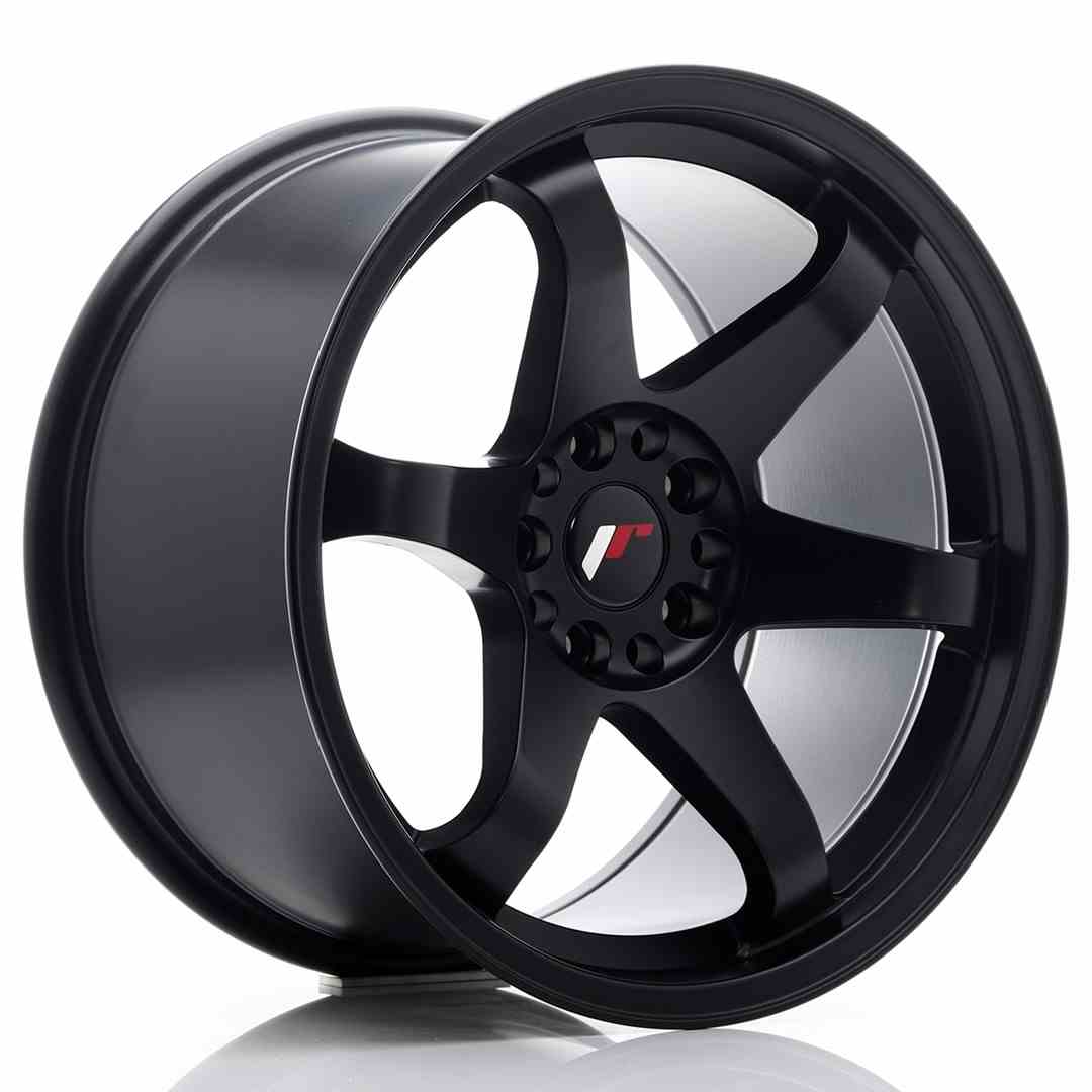 Japan Racing JR Wheels JR3 18x10 ET25 5x114.3 5x120 Black