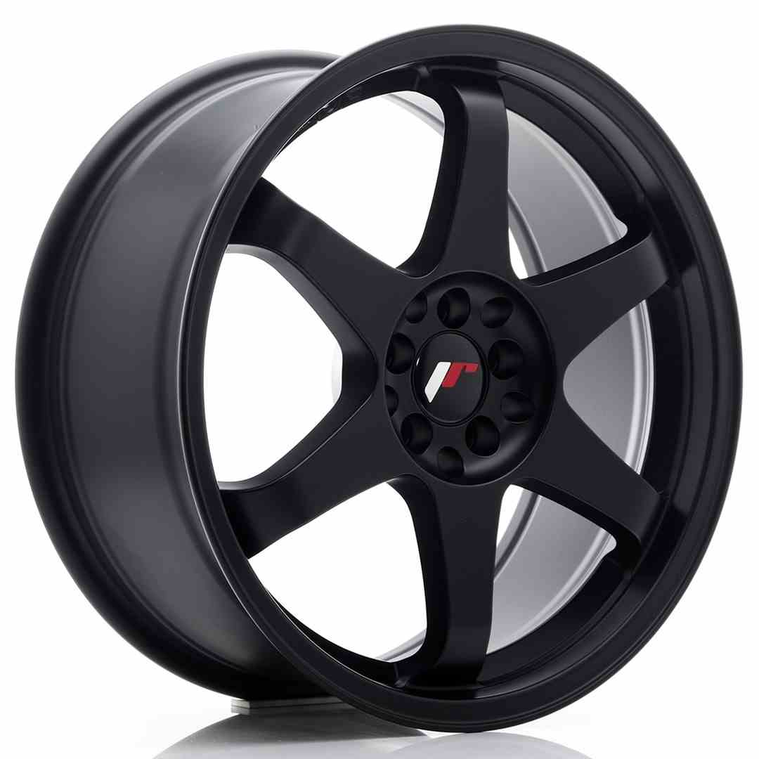 Japan Racing JR Wheels JR3 18x8 ET30 5x114.3 5x120 Black