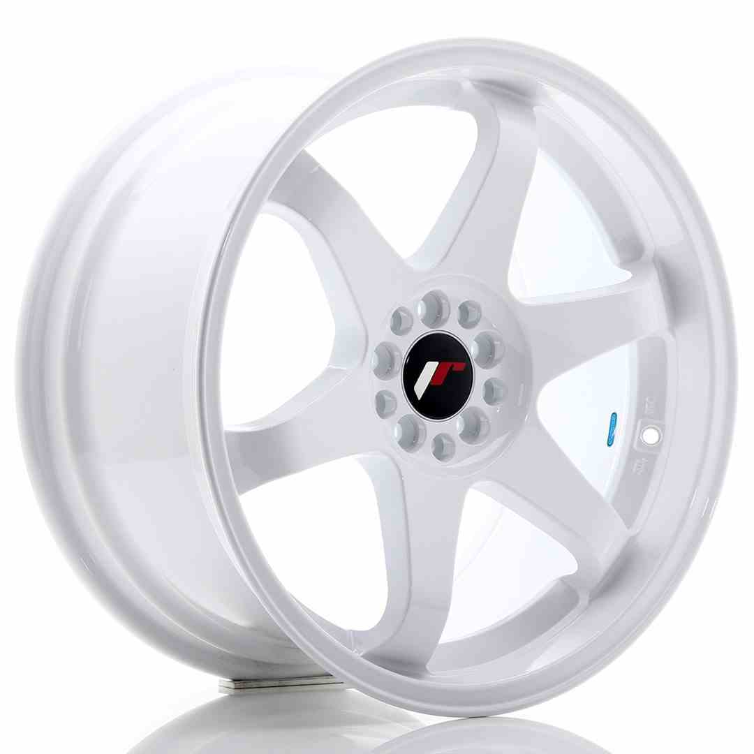 Japan Racing JR Wheels JR3 18x9 ET35 5x114.3 5x120 White