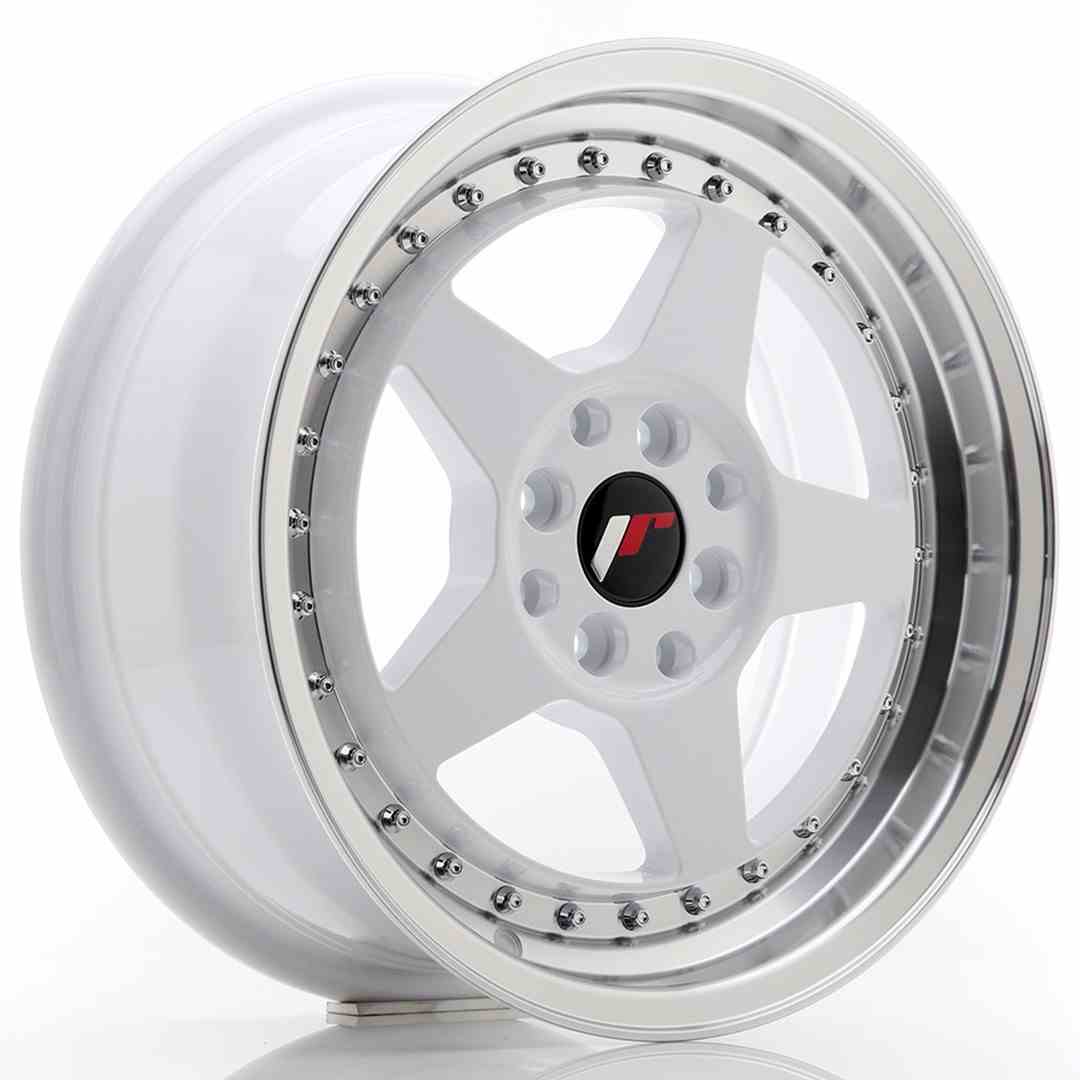 Japan Racing JR Wheels JR6 16x7 ET35 4x100 4x114.3 White