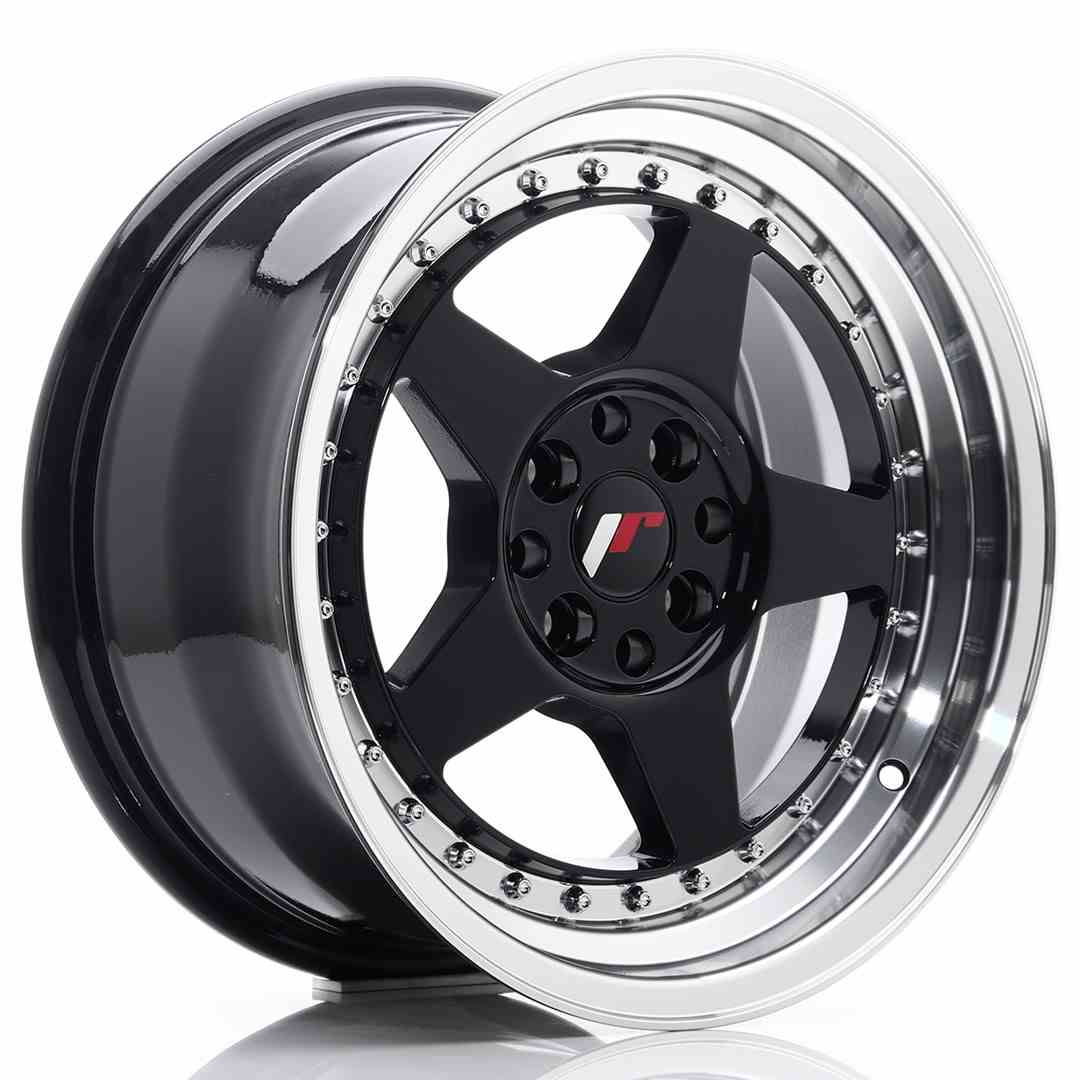 Japan Racing JR Wheels JR6 16x8 ET30 4x100 4x114.3 Black