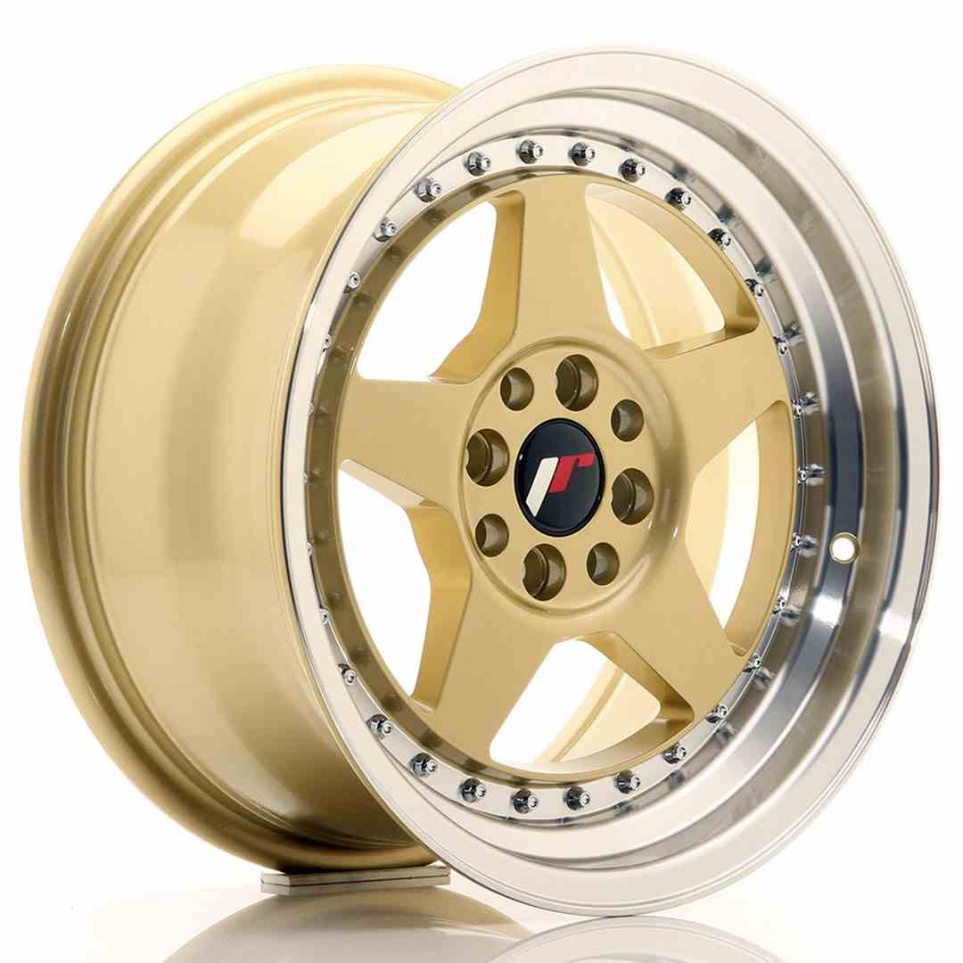Japan Racing JR Wheels JR6 16x8 ET25 4x100 4x108 Gold